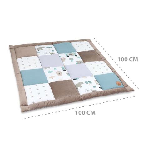 Tapis Parc B B Patchwork X Cm Totsy Baby Afrique Gris