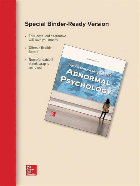 Abnormal Psychology Connect Access Card Amazon Co Uk Nolen Hoeksema