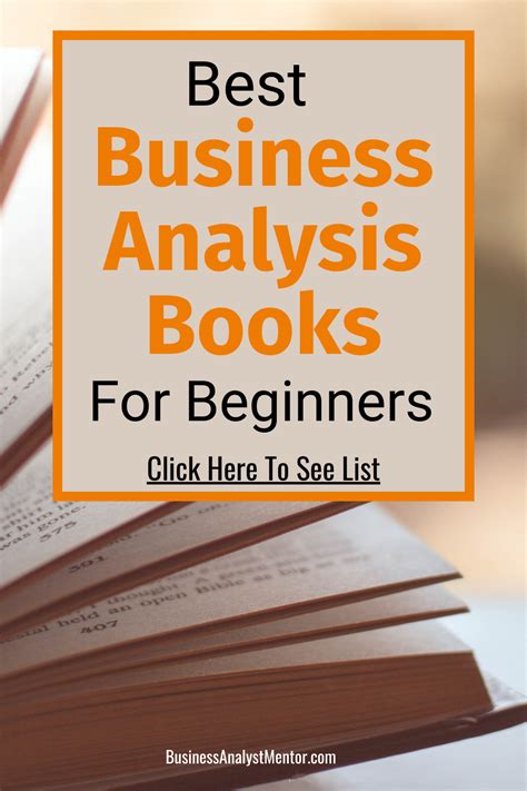 Business Analysis Books Of Interest To The Business Analyst For Beginners This Includes