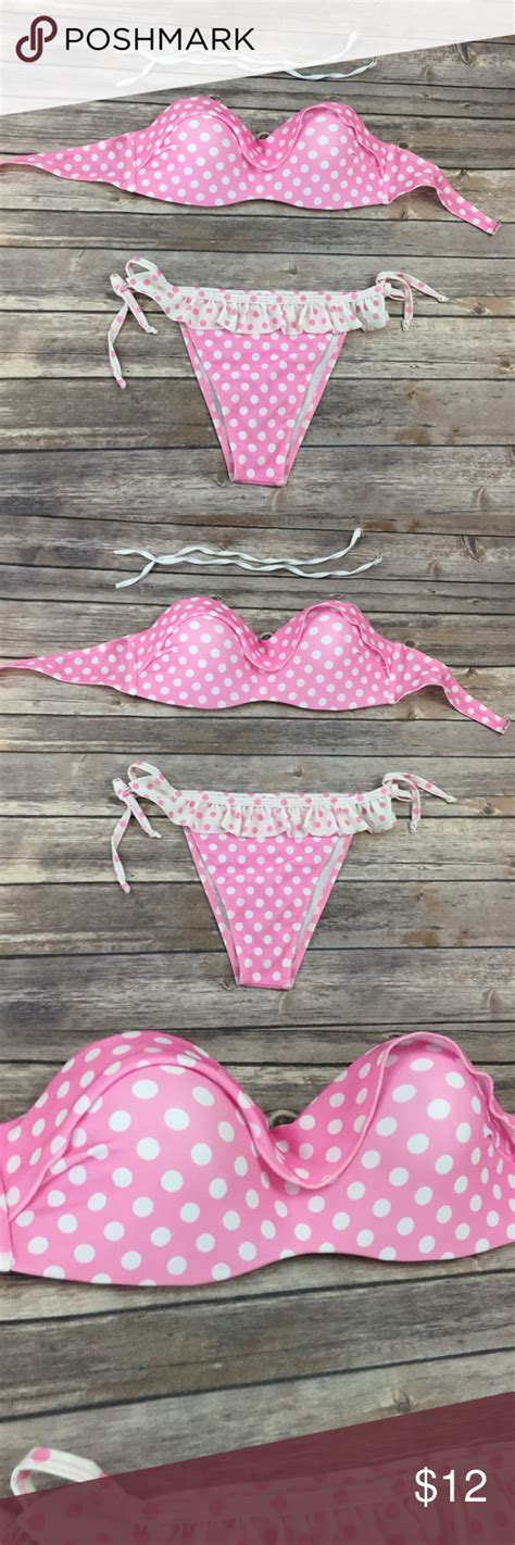 Pink Polka Dot Bikini Polka Dot Bikini Pink Polka Dots Bikinis