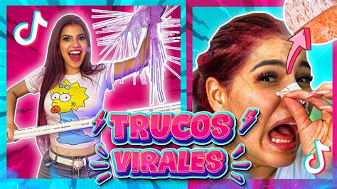 Probando Trucos Virales De Tiktok Life Hacks Y Tips Youtube