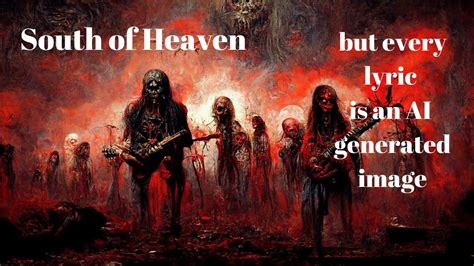 Slayer South Of Heaven But Every Lyric Is An AI Generated Image YouTube