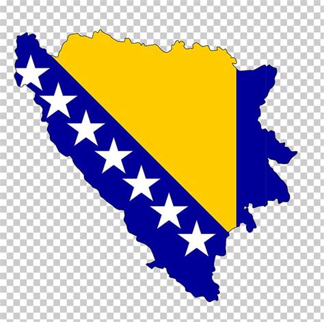 Flag Of Bosnia And Herzegovina Mostar Map Bosnian Png Clipart Area