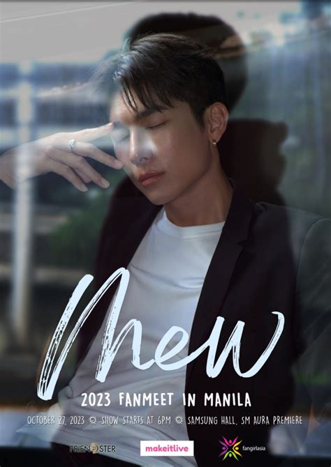 Mew Suppasit Comes Back To Manila For A Fan Meeting In October