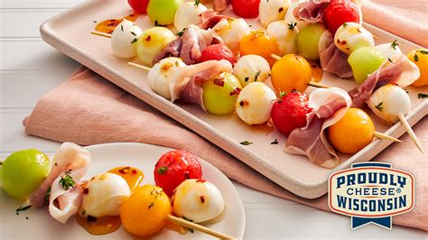 Melon And Fresh Mozzarella Skewers Recipe From Price Chopper