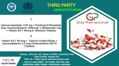 Allopathic Pharmaceutical Third Party Manufacturing Who Rs