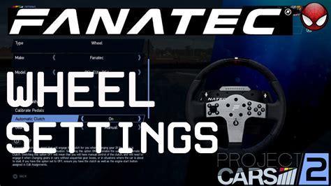 Fanatec Ffb Settings For Project Cars 2 Youtube