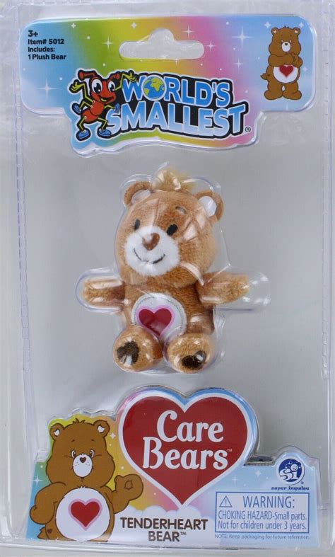 Set All World S Smallest Care Bears Tenderheart Wish Love A Lot Good