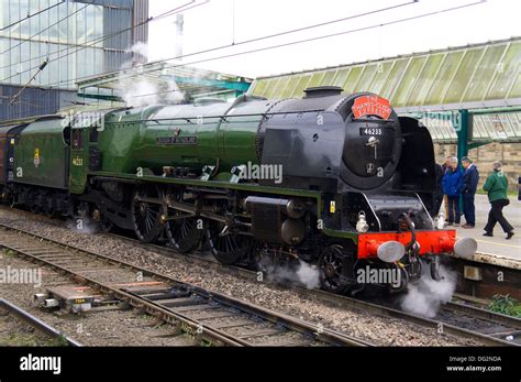 Steam Locomotive Duchess Of Sutherland In Carlisle Railway