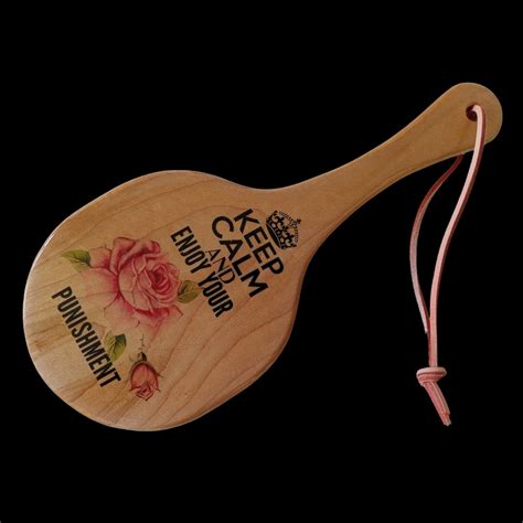 Maple Wood Spanking Paddle 11 1 4 X 5 X 3 8 Keep Calm Enjoy Your Punishment Etsy