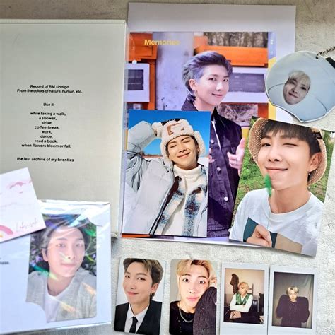 Official Bts Rm Indigo Book Ver Album Sealed With Jpfc Pob Photocard