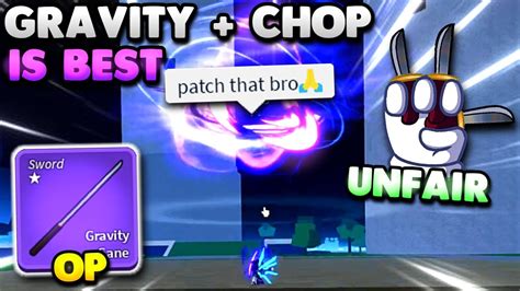 Gravity Cane Chop Makes You Unstoppable In Blox Fruits Bounty Hunt Youtube