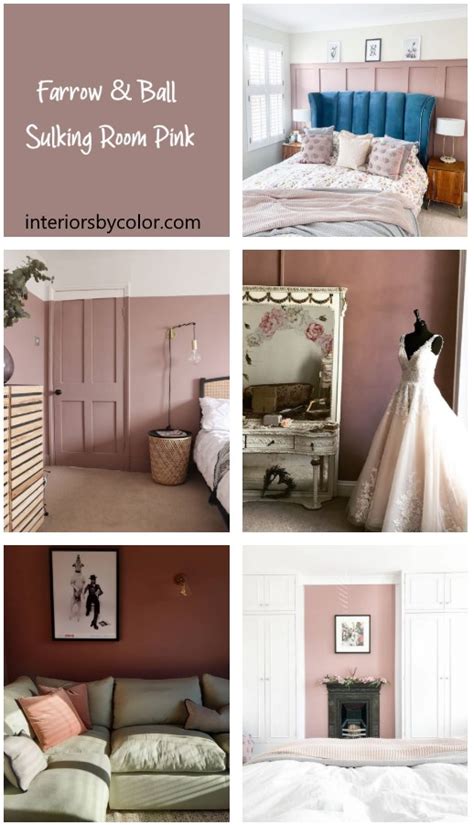 Farrow Ball Sulking Room Pink Paint Color Trend Interiors By Color