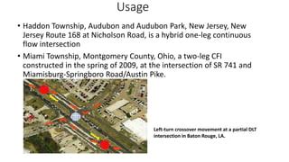 Continuous Flow Intersection Ppt