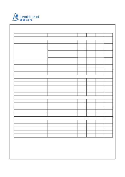 LD7536R datasheet(5/16 Pages) LEADTREND | Green-Mode PWM Controller ...