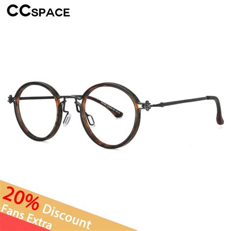 53813 Round Anti Blue Light Retro Glasses Frame Men Women Optical Fashion Computer Eyeglasses