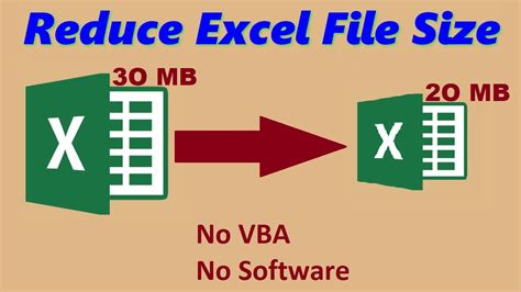 How To Reduce Large Excel File Size In Few Seconds Using Excel Binary