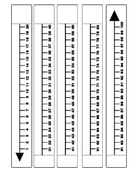 Number line 0-100 by New and Noteworthy by Nita | TpT