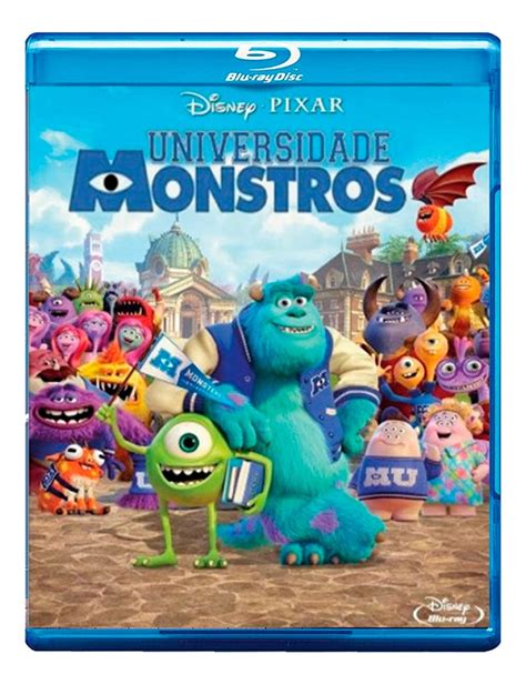 Coleção Pixar Monstros Sa Universidade Monstros Blu Ray Mercado