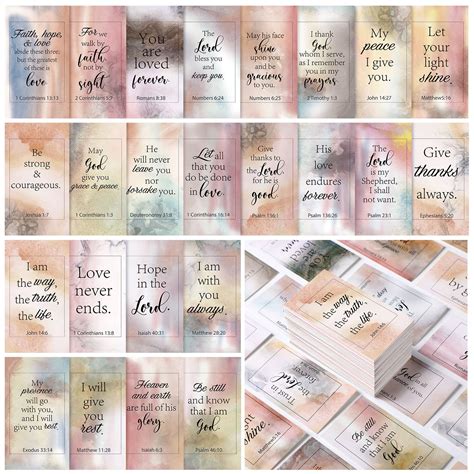 Buy Yaomiao Pcs Bible Verse Cards Scripture Cards Prayer