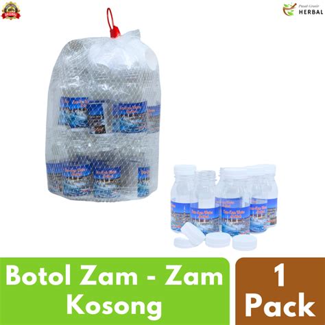 Jual Botol Air Zam Zam Zamzam Kosong Kecil 30ml 50ml 60ml 80ml 1Pack