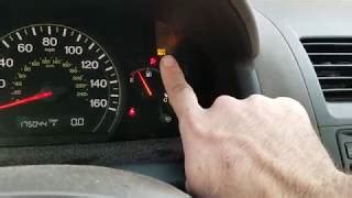 How To Reset Maintenance Required Light On 05 Honda Accord Shelly