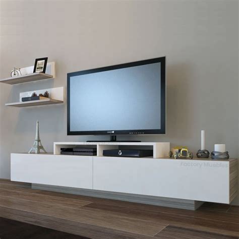 Mesa Modular Rack Tv Led Estantes Barcelona Factory Muebles