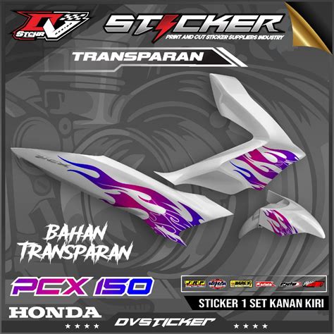 Jual STIKER STRIPING TRANSPARAN PCX 150 STRIPING TRANSPARAN PCX 150