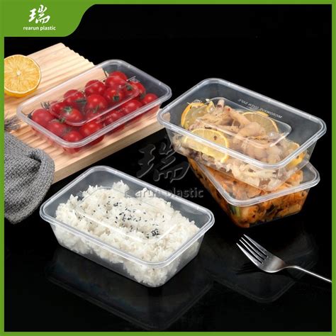 Rearun Disposable Lunch Box Eco Friendly Container Manufacturing Pp