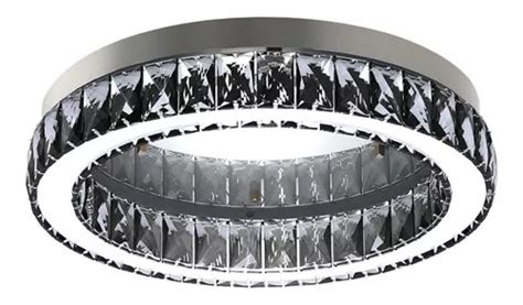 Plafon Led Preto Aço Inox Tokyo Redondo 14w Llum Bronzearte