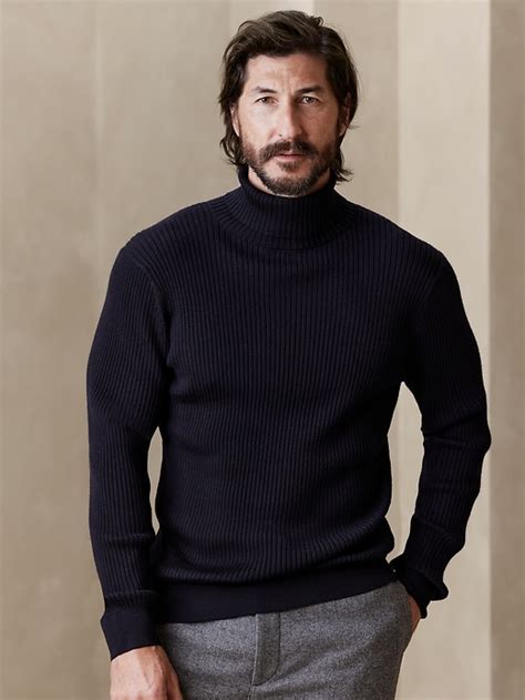 Salta Merino Turtleneck Sweater Banana Republic