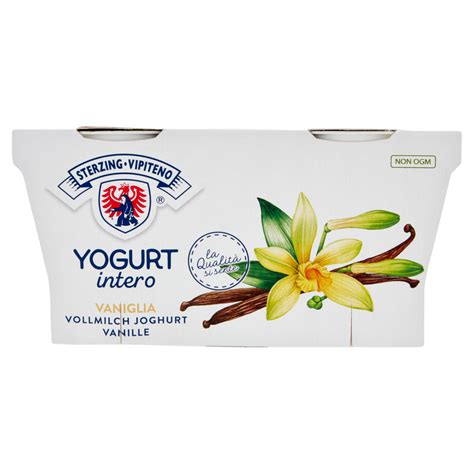 Sterzing Vipiteno Yogurt Intero Vaniglia 2 X 125 G Carrefour