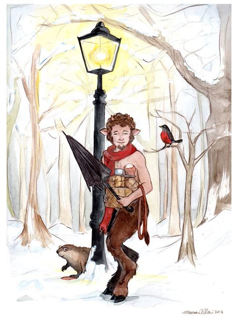 Mr Tumnus At The Lamp Post By Theinklinggirl On Deviantart