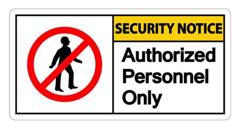 Authorized Personnel Only Vector Art, Icons, and Graphics for Free Download