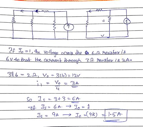 Solved Use Linearity To Determine I O In The Circuit Of Fig