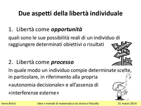 Il Ruolo Della Libertà Individuale Nella Teoria Della Scelta Sociale