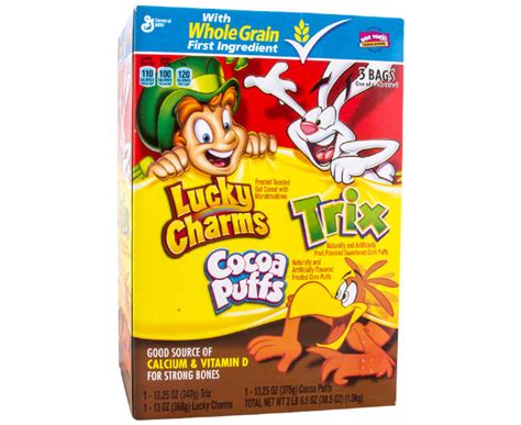 Lucky Charms Trix Cocoa Puffs 1kg 3pk Scoopon Shopping