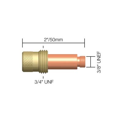 45V26 GAS LENS BODY 3 32 2 4MM Spectroform