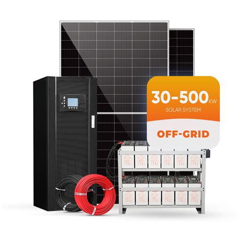 Growatt 100kw Off Grid Solar System 200kwh Complete Off Set Solar Grid