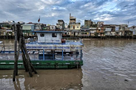 Houses in My Tho, Vietnam. editorial stock image. Image of retail ...