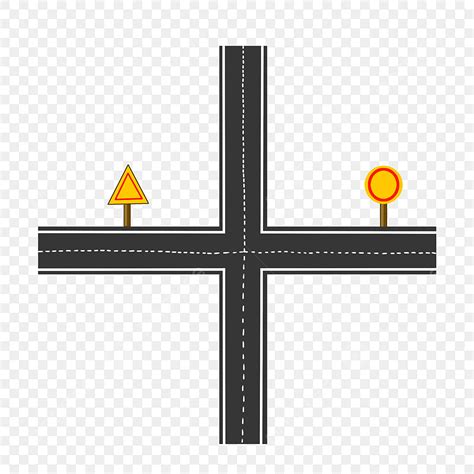 Crossing Road PNG Picture, Cross Road Cartoon Illustration, Cross Road ...