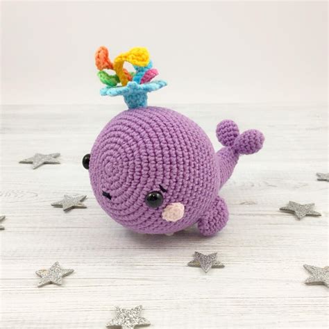 Walice The Baby Whale Easy Crochet Pattern Crochet Etsy