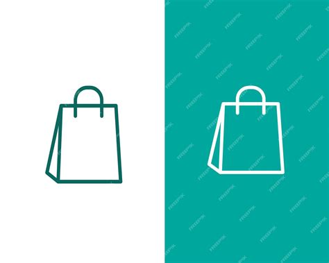 Premium Vector Shopping Bag Icon Vector Logo Template