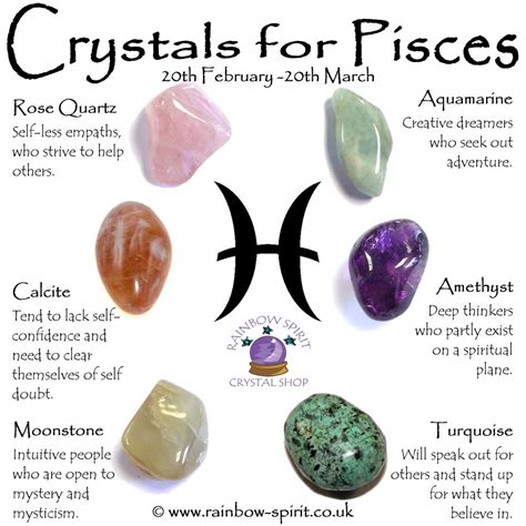 Pisces Birthstones Crystal Set - Etsy