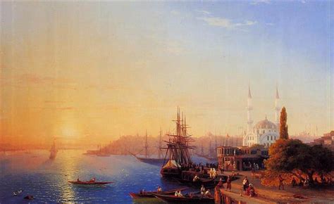 View Of Constantinople And The Bosporus Ivan Aivazovsky Wikiart Org