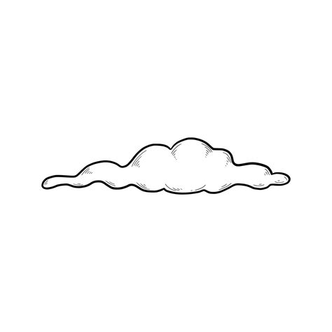 Hand drawn cloud. Doodle style. 5415147 Vector Art at Vecteezy