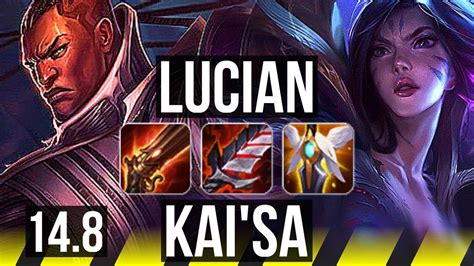 LUCIAN Nautilus Vs KAI SA Thresh ADC 65 Winrate 20 5 6 44k