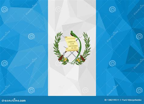 Guatemala Flag Vector Illustration Guatemala Flag National Flag Of