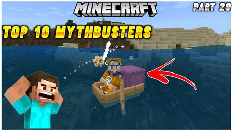 Minecraft Pocket Edition Top 10 SHOCKING MYTHBUSTERS Part 20 Mr SASI