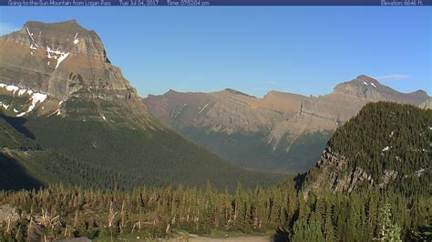 Logan Pass Montana Webcam - Gnp just added a webcam that shows the ...